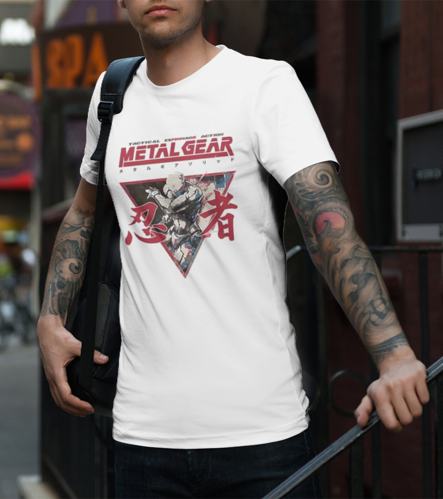 Tactical Espionage Action Metal Gear Solid Ninja Warrior T-Shirt