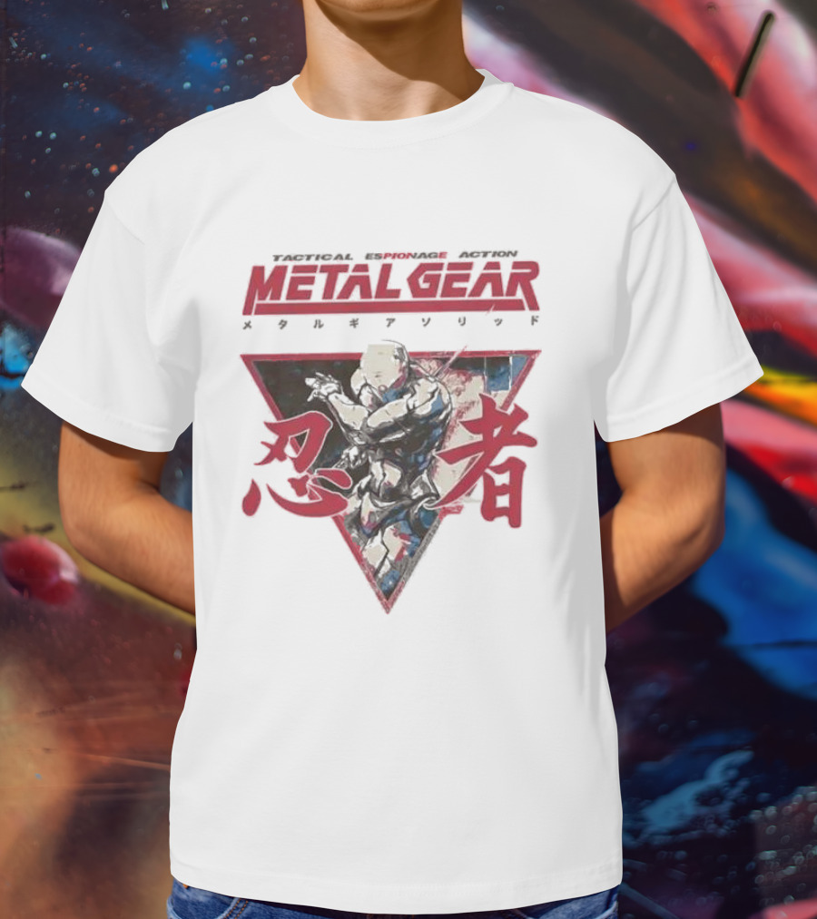 Tactical Espionage Action Metal Gear Solid Ninja Warrior T-Shirt