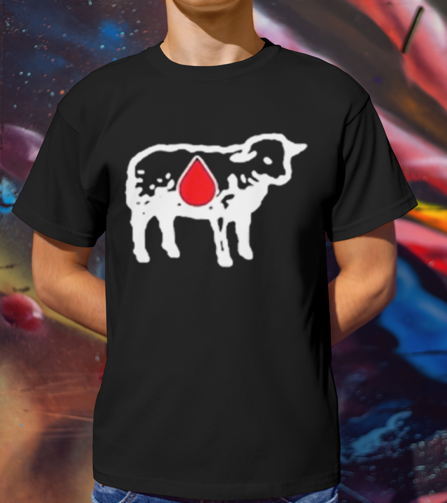 Counterparts Lamb With Red Teardrop T-Shirt