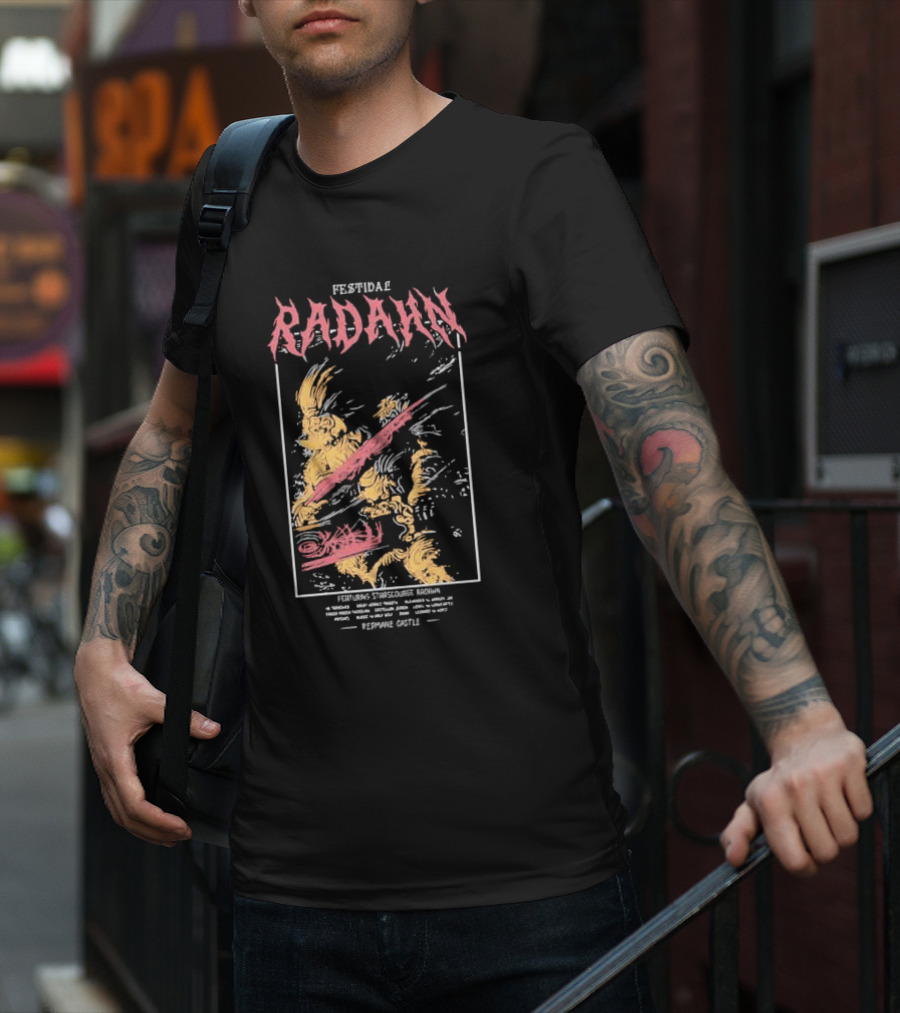 Festivale Radahn Featuring Starscourge Radahn Redmane Castle Elden Ring T-Shirt
