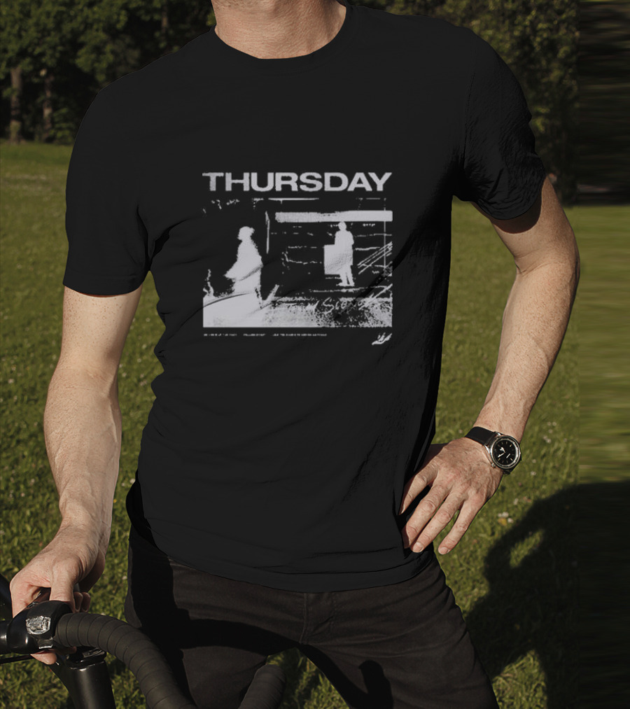 Thursday Subway Ghostly Figures In Transit T-Shirt