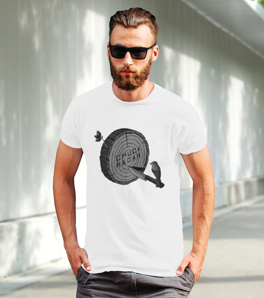 Chuck Ragan Tree Rings Knife Bird T-Shirt