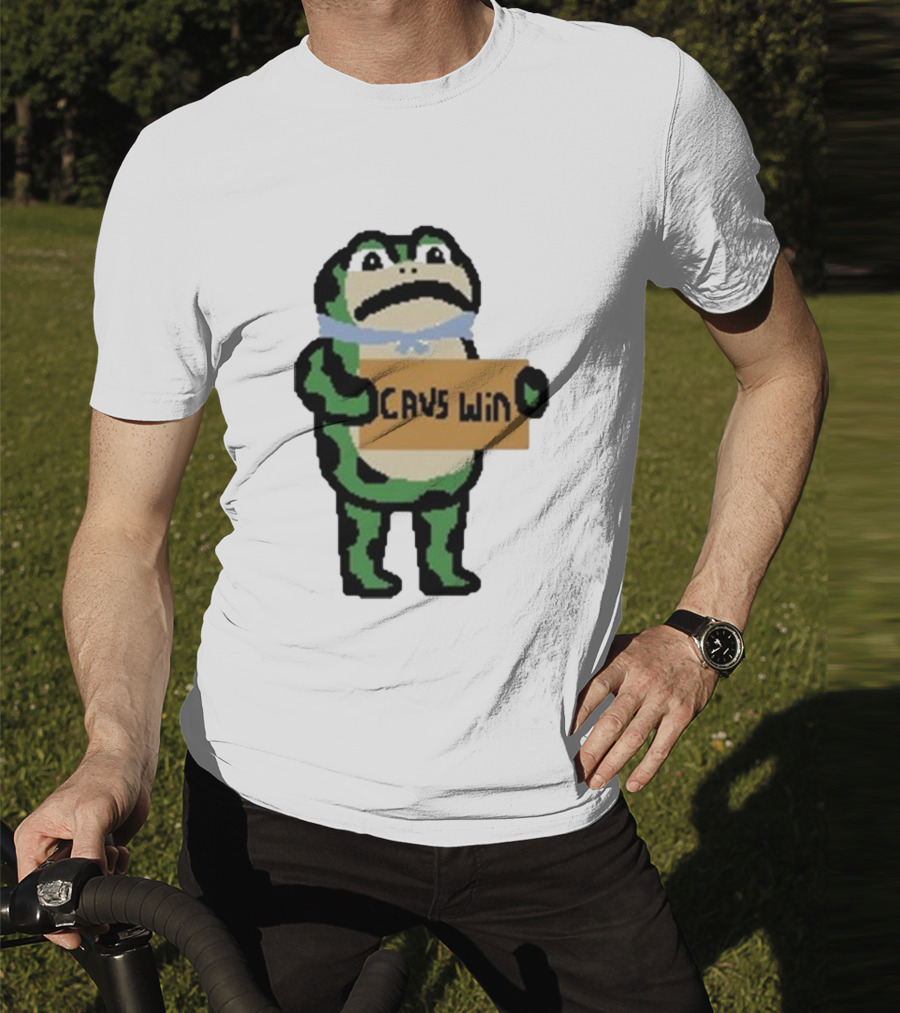 Cavs Win Victory Frog Pixel T-Shirt