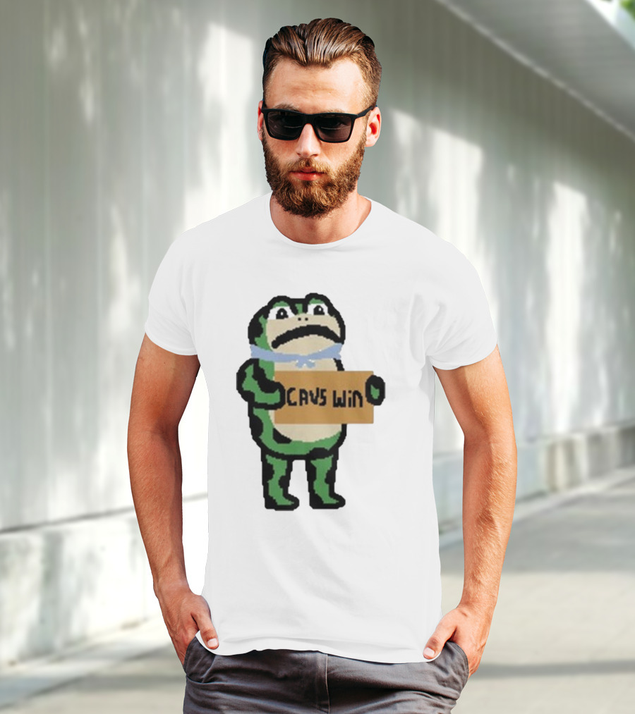 Cavs Win Victory Frog Pixel T-Shirt