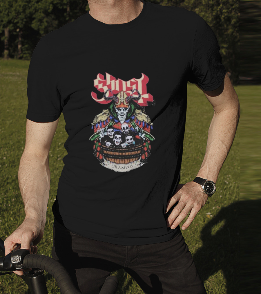 Ghost Grampus Christmas T-Shirt