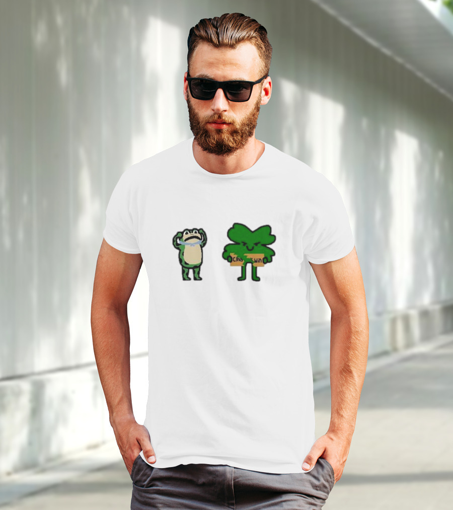 Celtics Take Down The Cavs Cavs Win Frog And Clover NBA Paint T-Shirt
