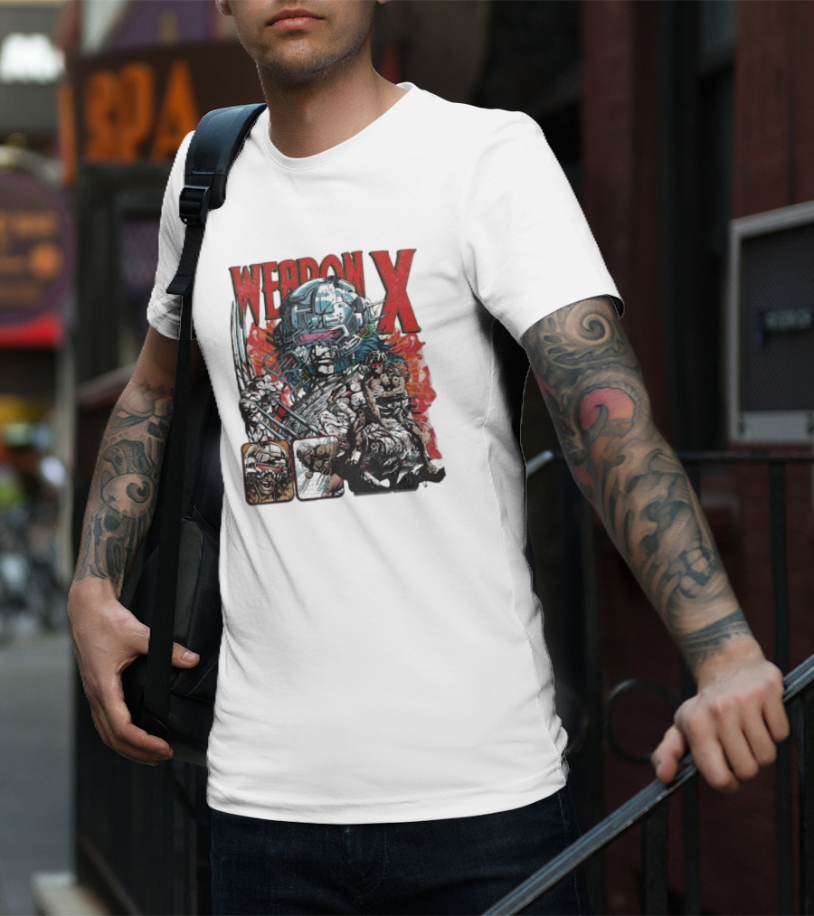 Weapon X Vintage Comic Style Artwork Claw Character T-Shirt