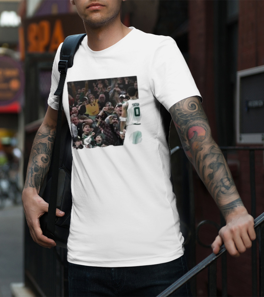Chill Guy Dog Celtic Boston Tatum 0 Fan Crowd T-Shirt