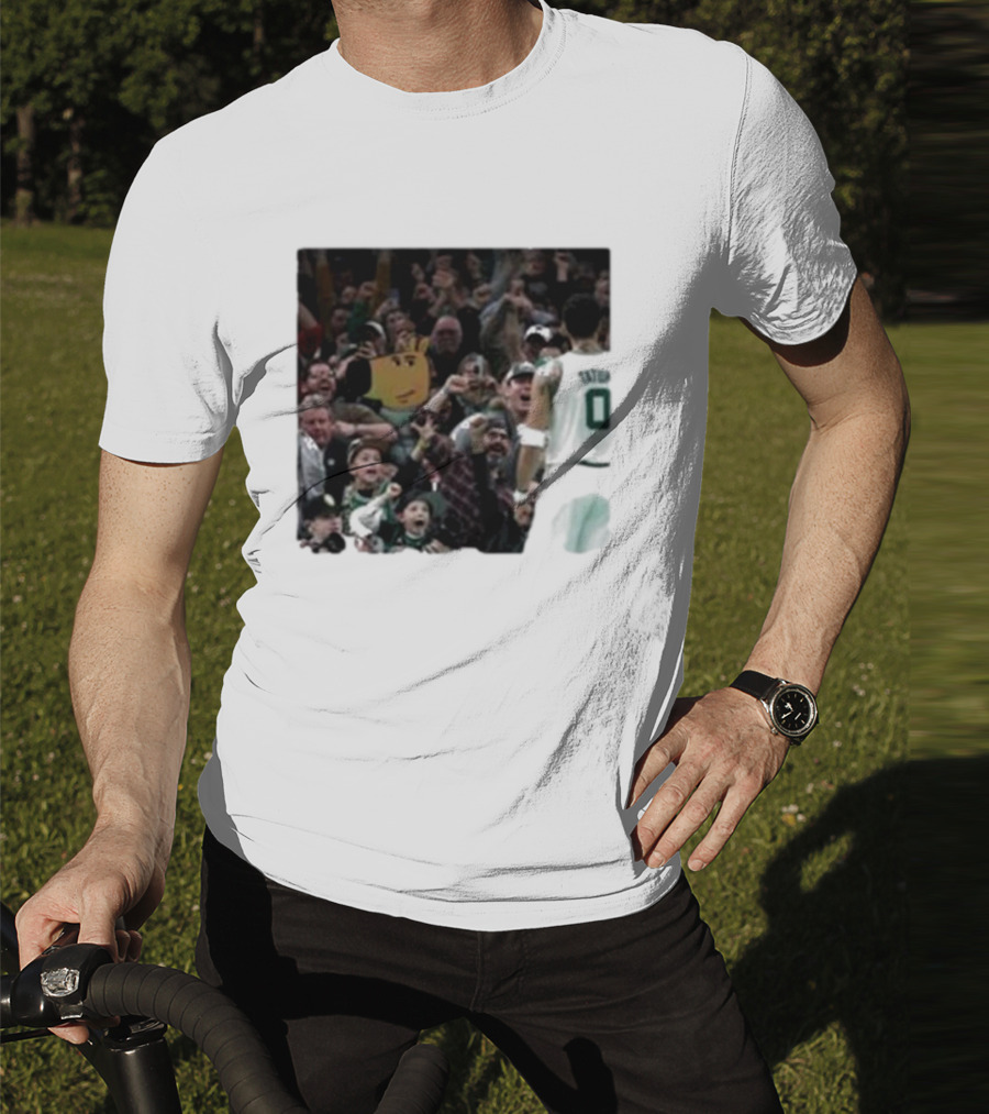 Chill Guy Dog Celtic Boston Tatum 0 Fan Crowd T-Shirt