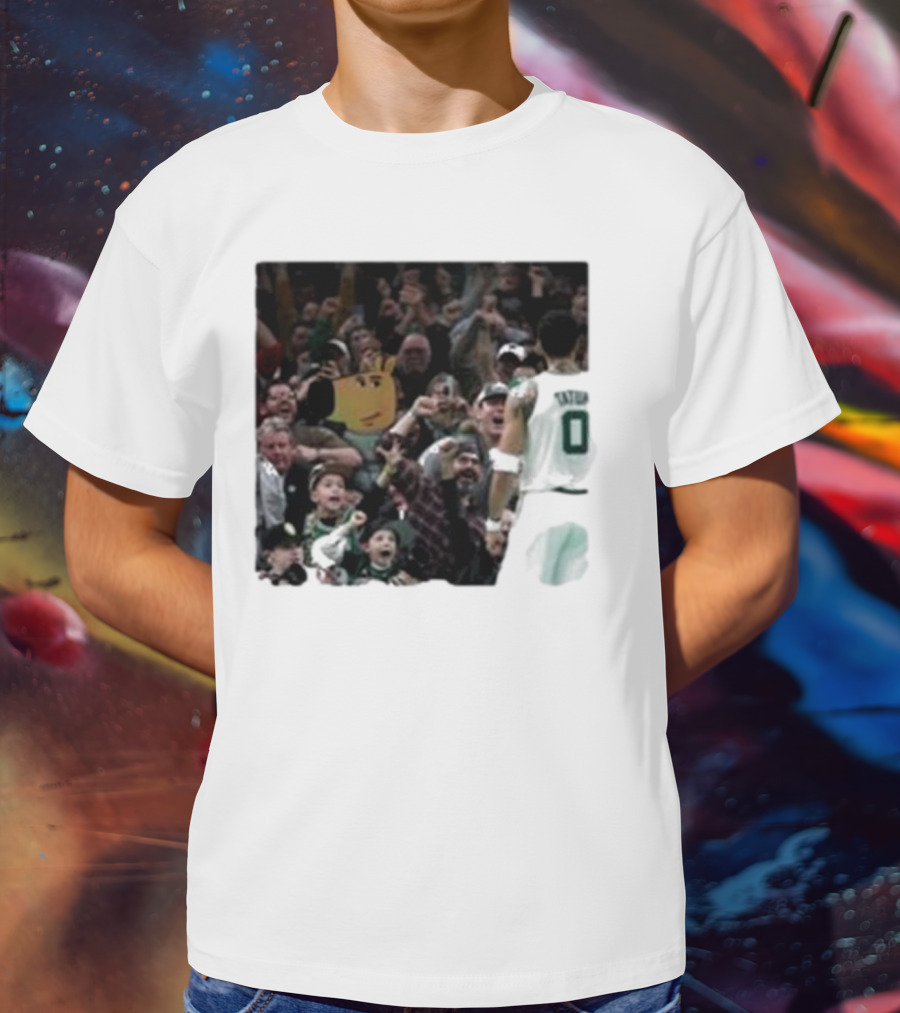 Chill Guy Dog Celtic Boston Tatum 0 Fan Crowd T-Shirt