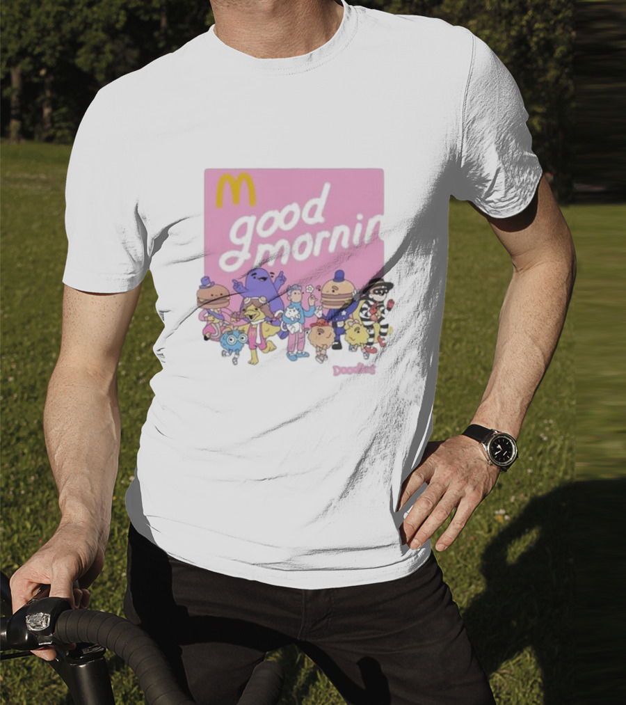 Doodles X McDonald's Good Mornin' Crew Vintage Characters T-Shirt