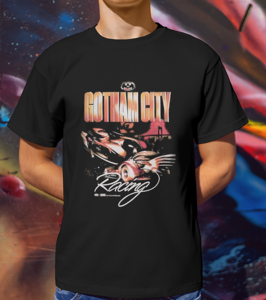 Kith X Batman Gotham City Racing Batmobile T-Shirt
