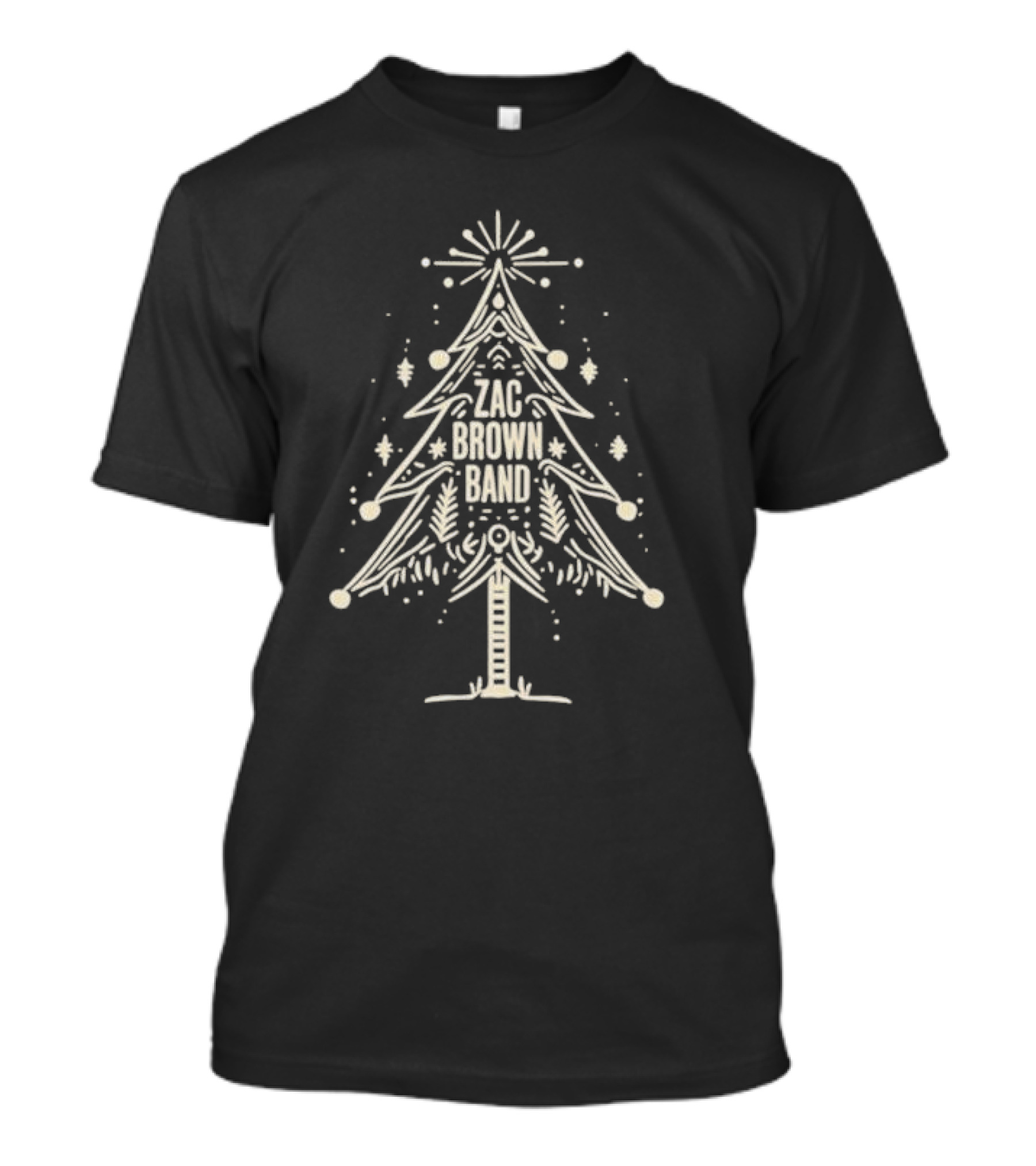 Zac Brown Band Christmas Tree T-Shirt