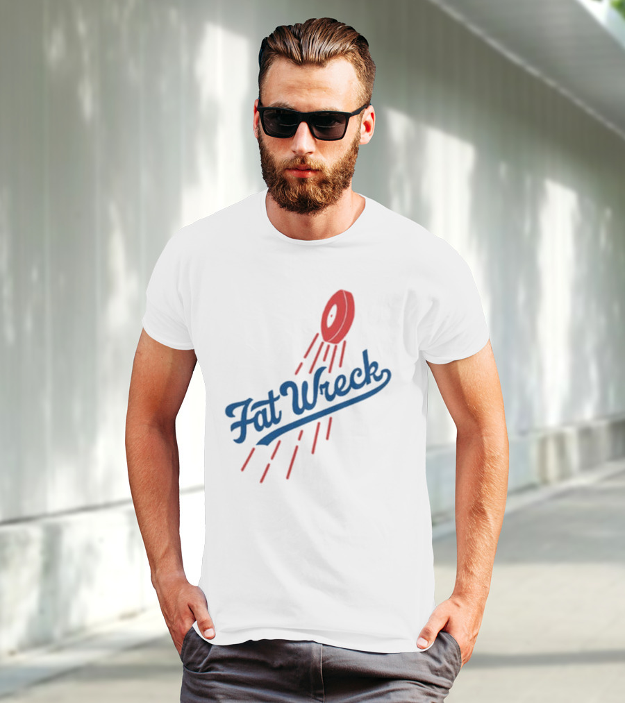 Fat Wreck Chords Los Angeles Dodgers Record T-Shirt
