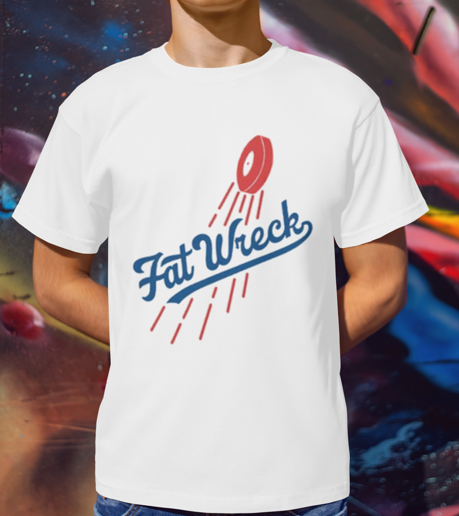 Fat Wreck Chords Los Angeles Dodgers Record T-Shirt