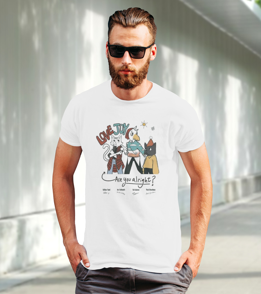 Lovejoy Are You Alright Wilbur Soot Joe Goldsmith Ash Kabosu Mark Boardman Characters T-Shirt