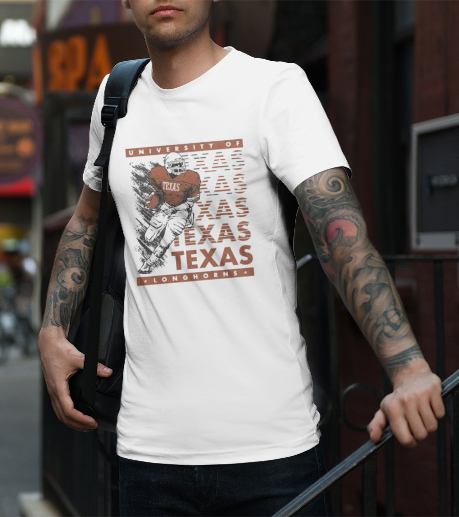 University Of Texas Longhorns Football Texas Longhorns 1990s Throwback T-Shirt