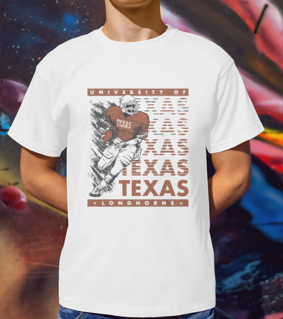 University Of Texas Longhorns Football Texas Longhorns 1990s Throwback T-Shirt