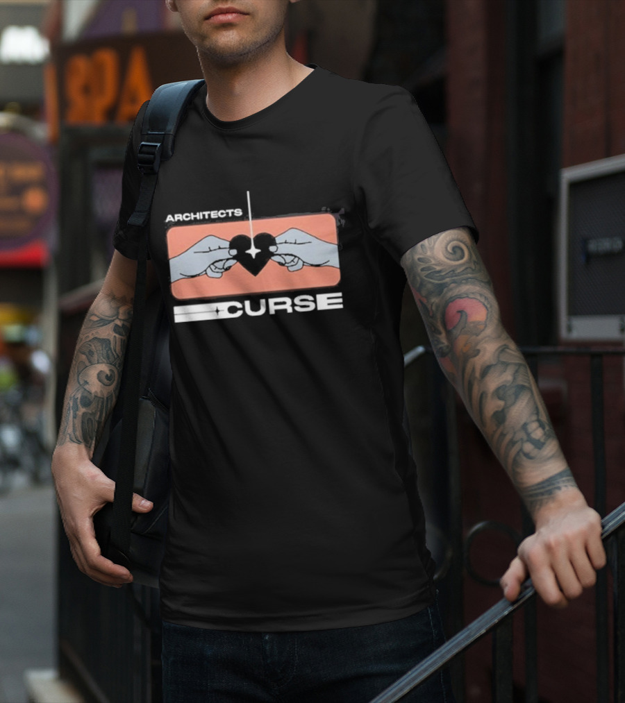 Architects Curse Heart Hands Black T-Shirt