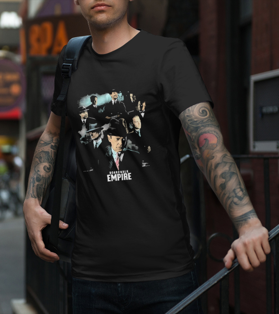 Boardwalk Empire Bootleg Series Characters Mafia Gangsters T-Shirt