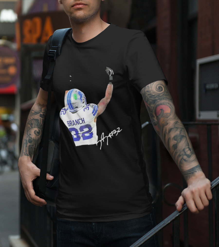 Lions Branch 32 Middle Finger Gesture T-Shirt