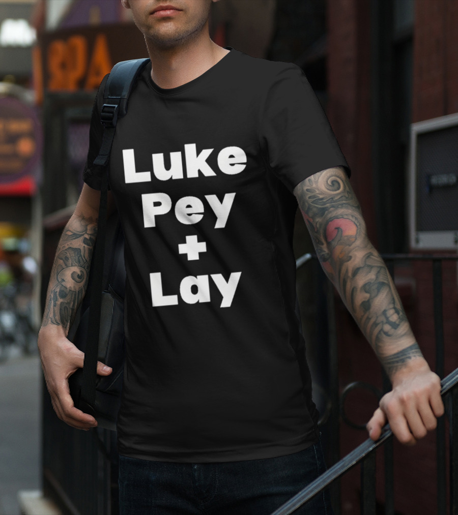 Luke Pey Plus Lay Text T-Shirt