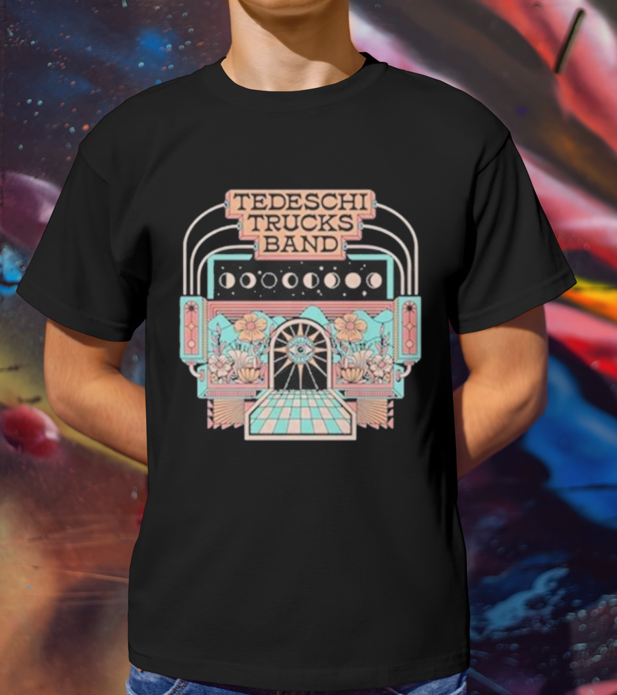 Tedeschi Trucks Band Moon Phases Floral Doorway T-Shirt