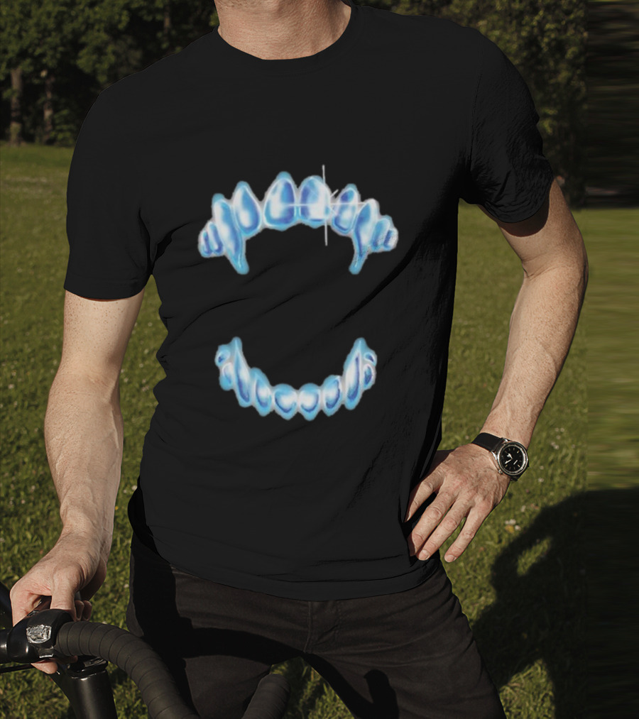 Dom Dolla Cave Fangs Blue Ice Grillz T-Shirt