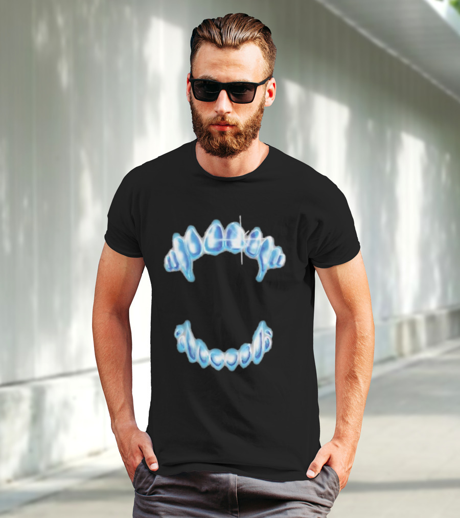 Dom Dolla Cave Fangs Blue Ice Grillz T-Shirt