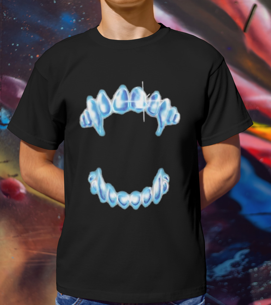 Dom Dolla Cave Fangs Blue Ice Grillz T-Shirt