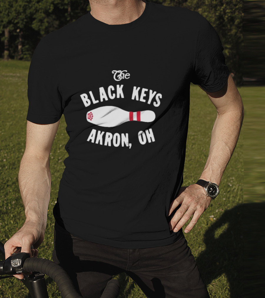 The Black Keys Royal Pin Bowling Akron OH T-Shirt