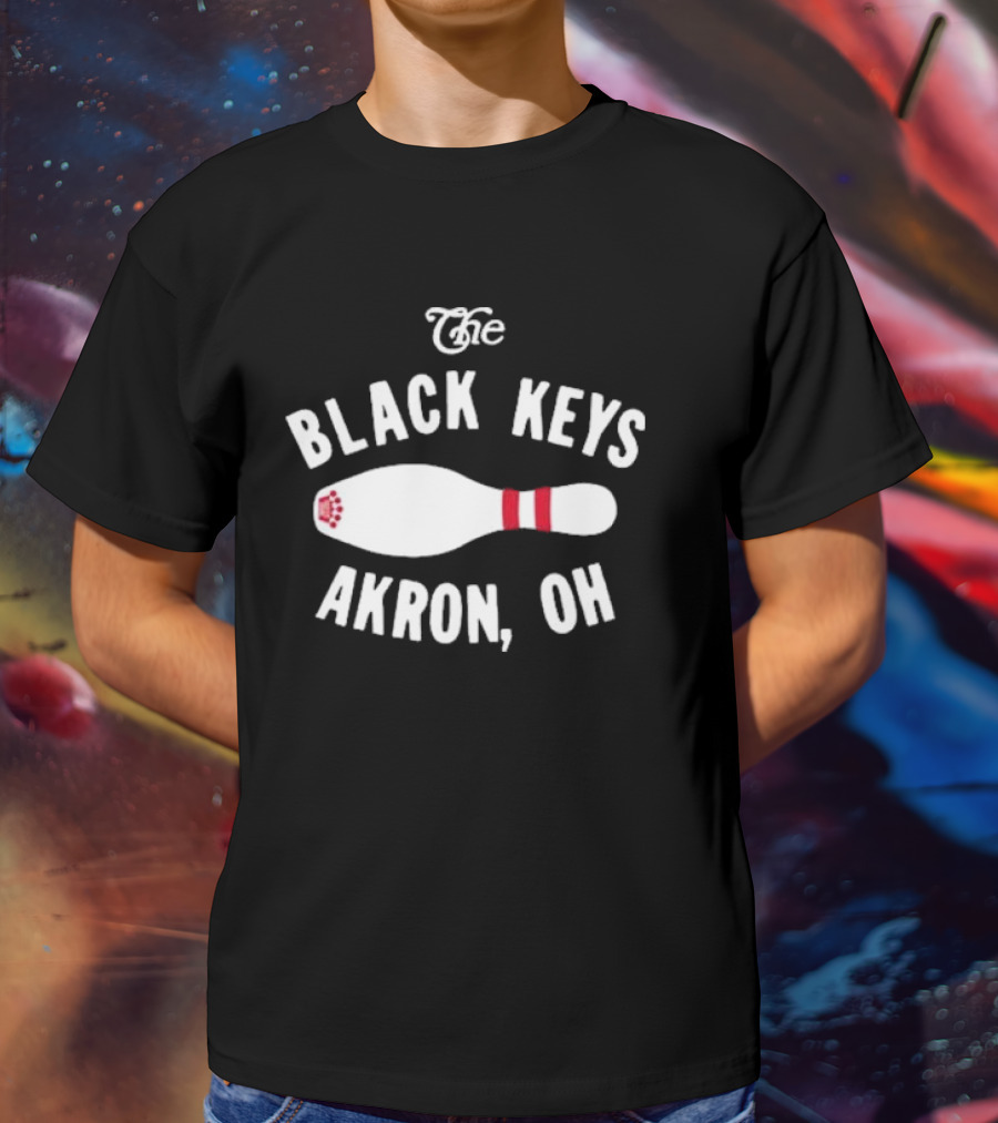 The Black Keys Royal Pin Bowling Akron OH T-Shirt
