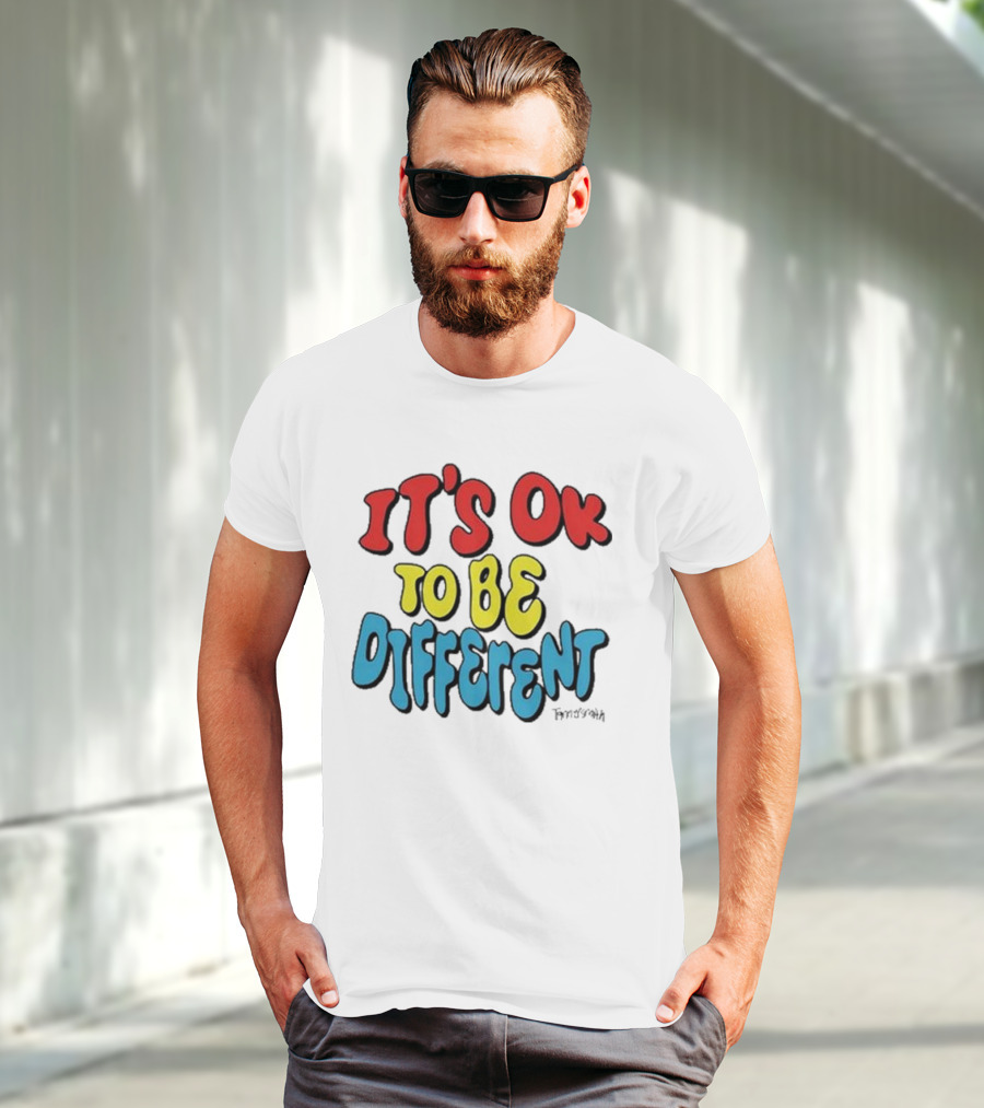 It’s Ok To Be Different By Finnysmth T-Shirt