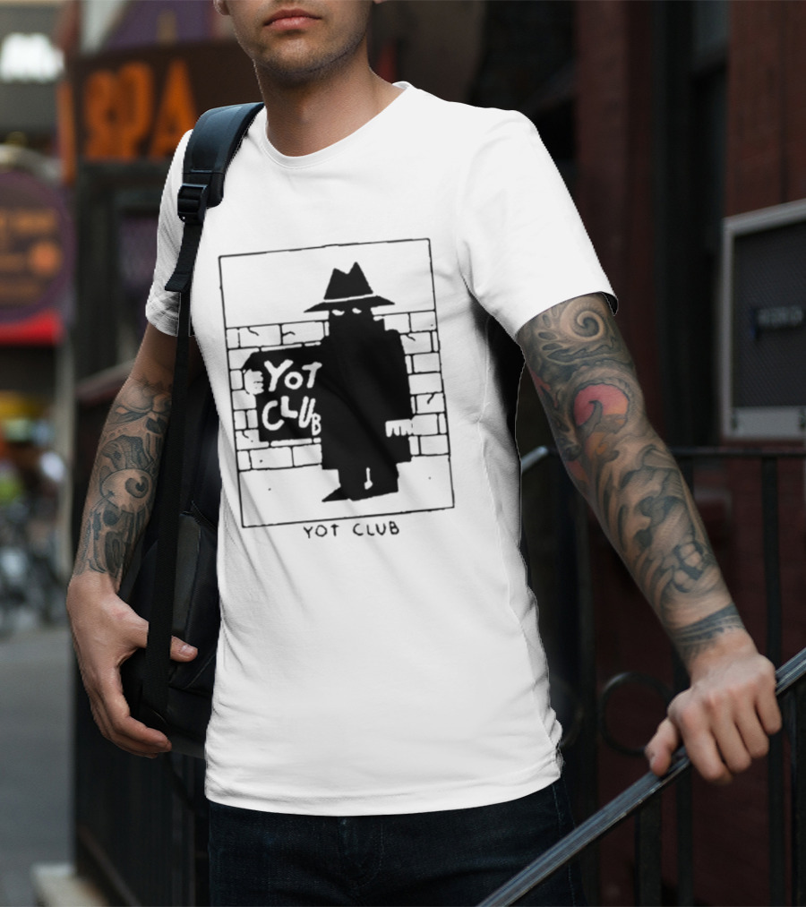 Yot Club Mysterious Silhouette Art Lazy Eyes Show T-Shirt