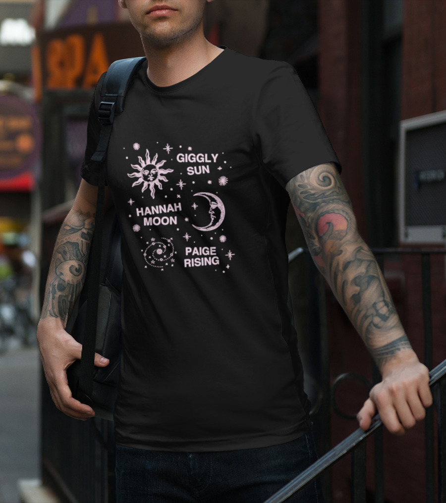 Giggly Sun Hannah Moon Paige Rising T-Shirt