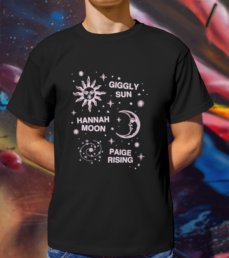 Giggly Sun Hannah Moon Paige Rising T-Shirt