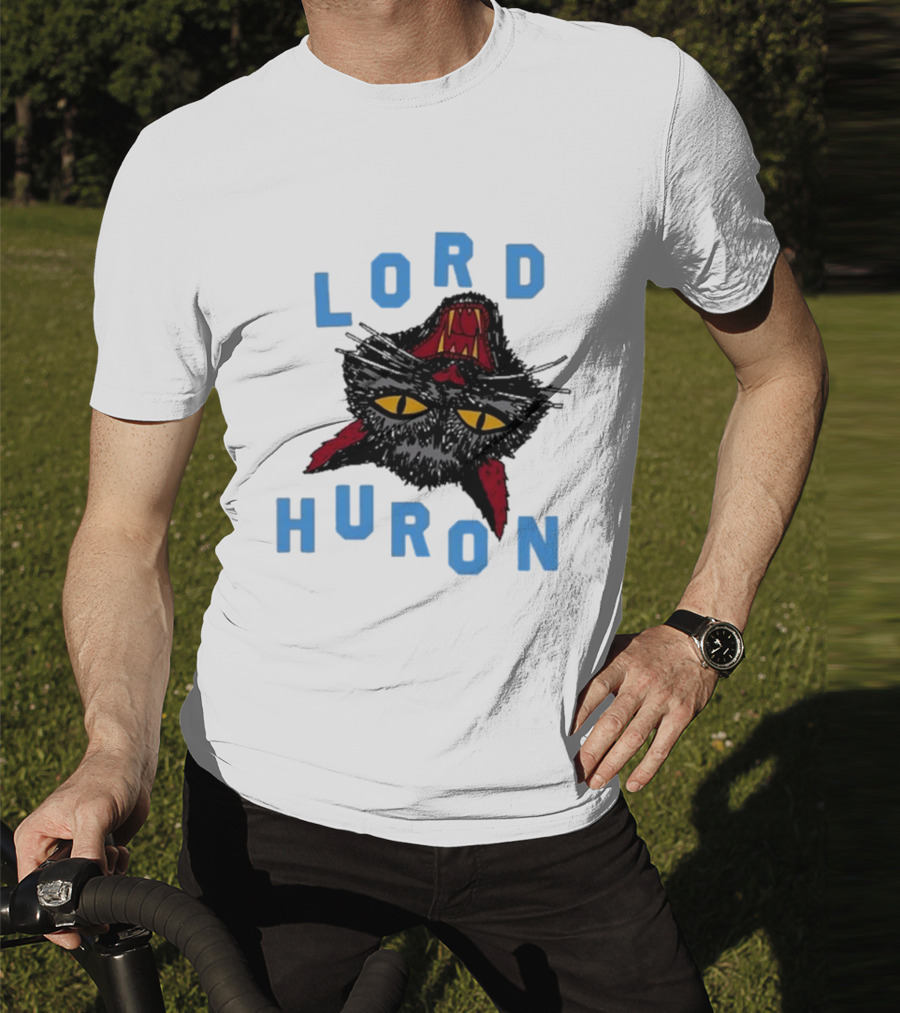 LORD HURON Upside Down Cat T-Shirt