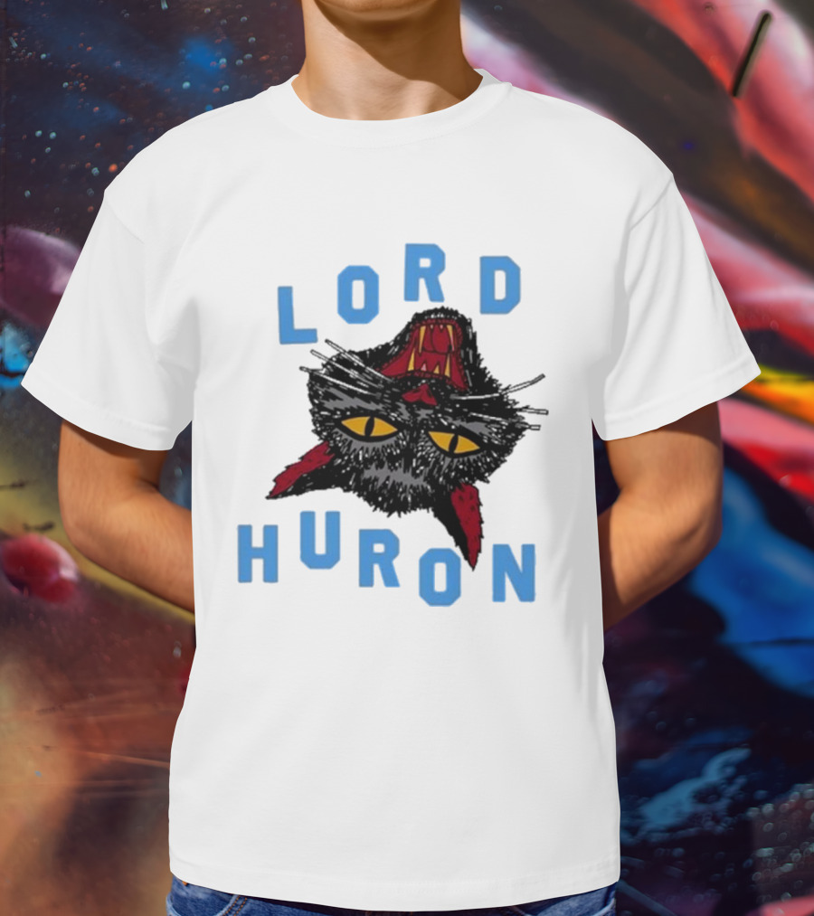 LORD HURON Upside Down Cat T-Shirt