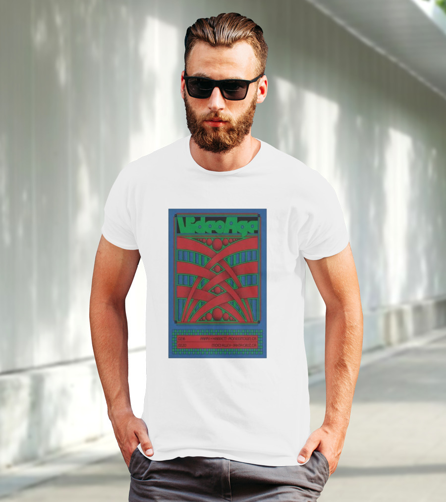 Video Age Pappy Harriet's Pioneertown Moes Alley Santa Cruz Feb 16 20 2025 T-Shirt