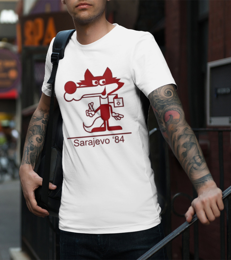 Vucko Sarajevo '84 Winter Olympics Mascot T-Shirt