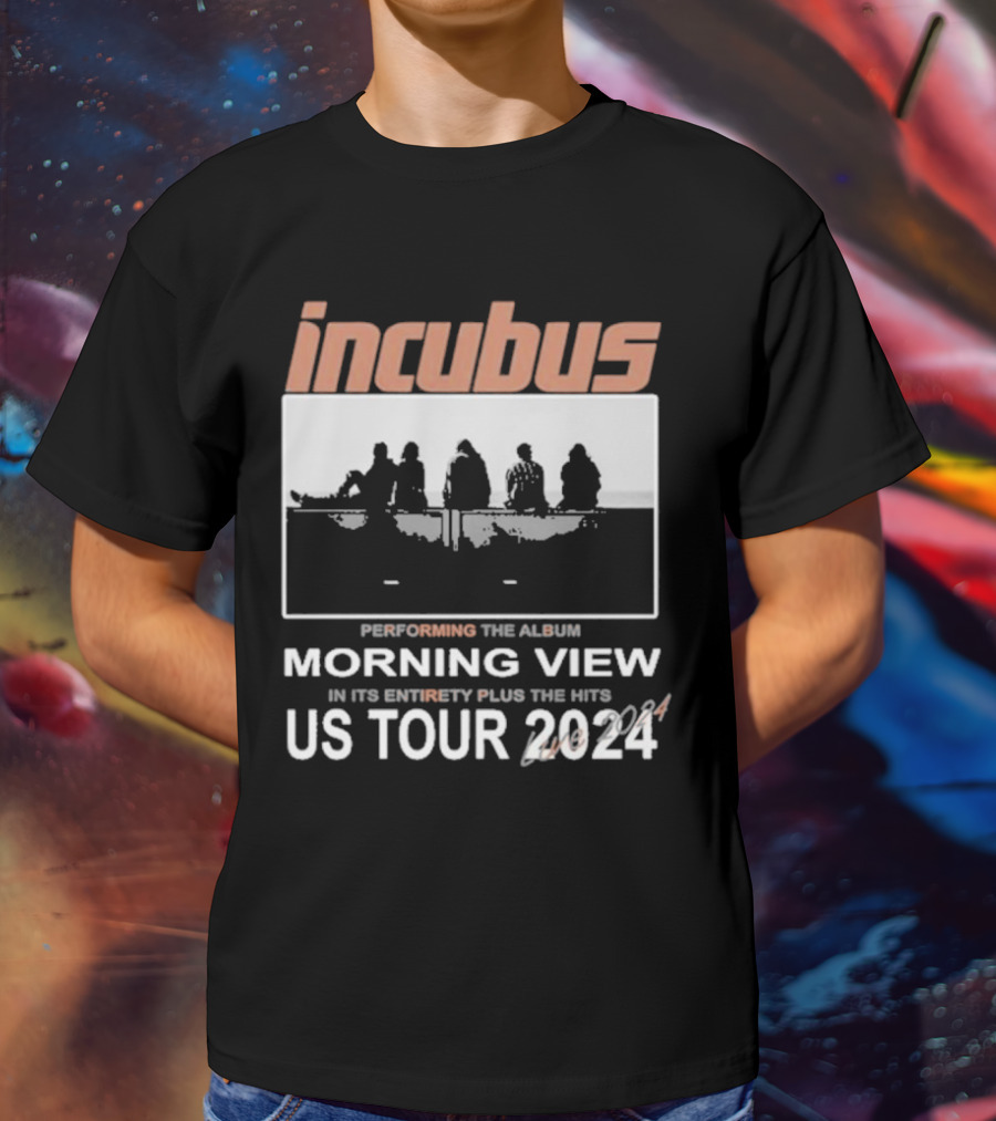 Incubus Performing Morning View Album In Its Entirety Plus The Hits US Tour T-Shirt
