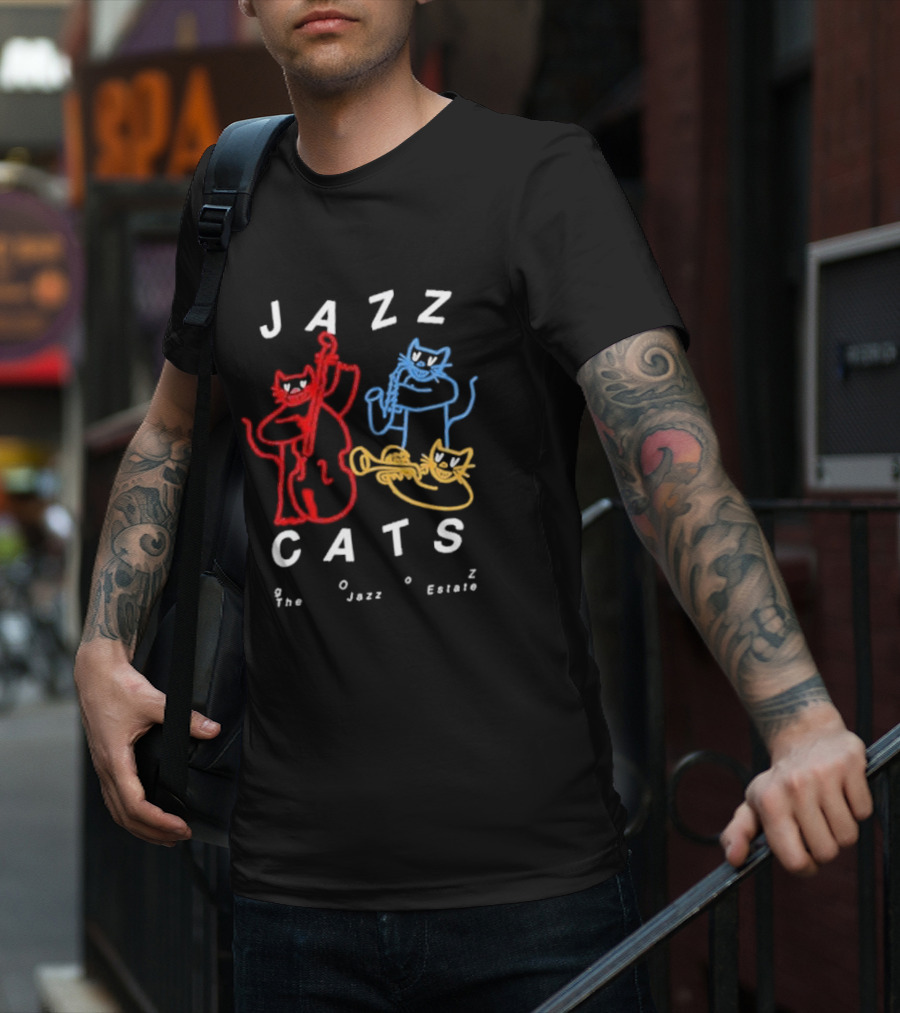 Jazz Cats At The Jazz Estate T-Shirt