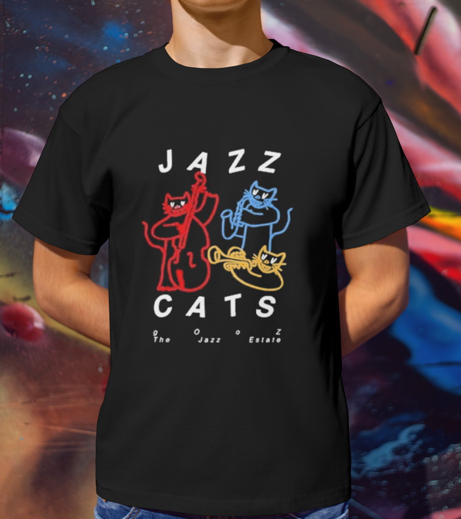 Jazz Cats At The Jazz Estate T-Shirt