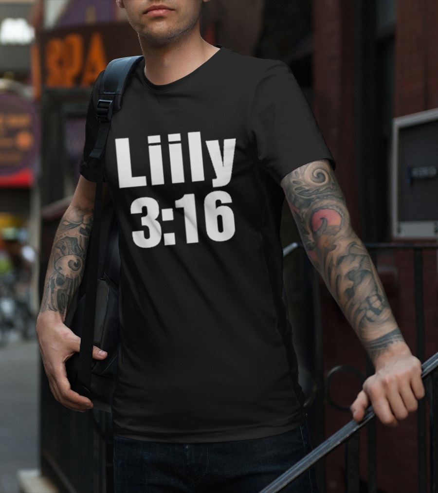 Liily 3 16 Wrestling T-Shirt
