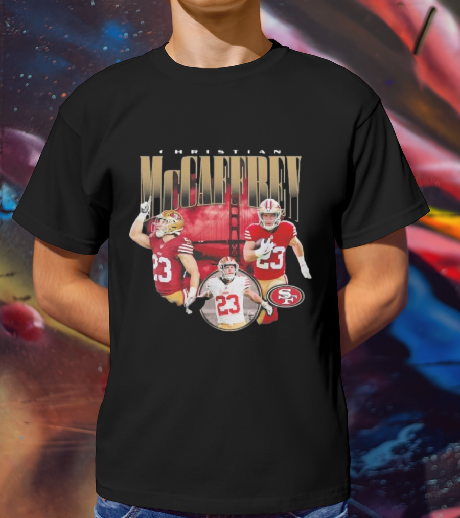 Christian McCaffrey San Francisco 49ers Iconic Performance 23 T-Shirt