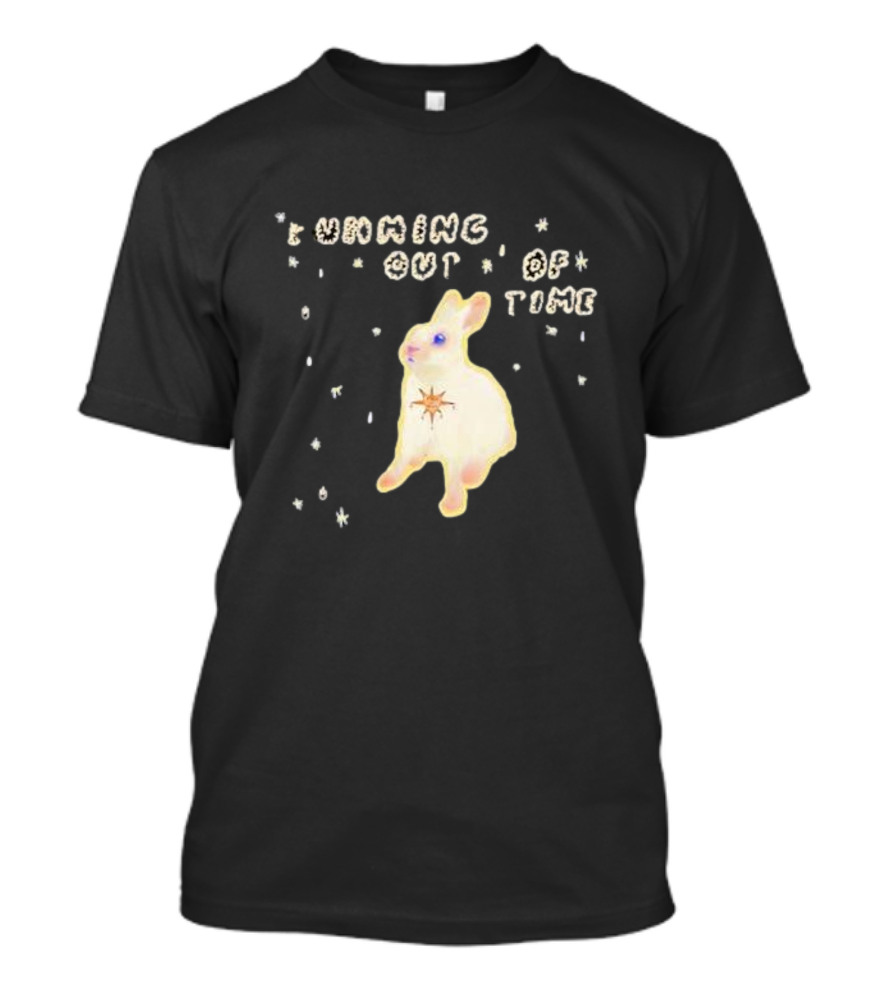 Paramore Running Out Of Time Bunny Star Map T-Shirt