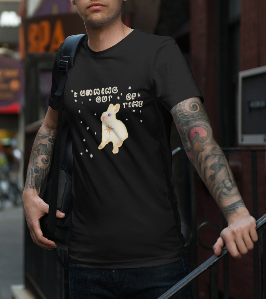 Paramore Running Out Of Time Bunny Star Map T-Shirt