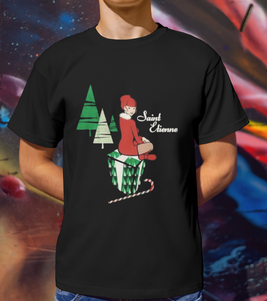Saint Etienne A Glimpse Of Stocking Holiday T-Shirt