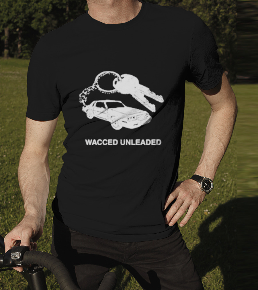 Wacced Unleaded Car Keys And Vehicle T-Shirt