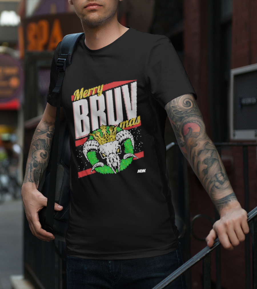 Will Ospreay Merry BRUVmas AEW Holiday Ugly Christmas T-Shirt